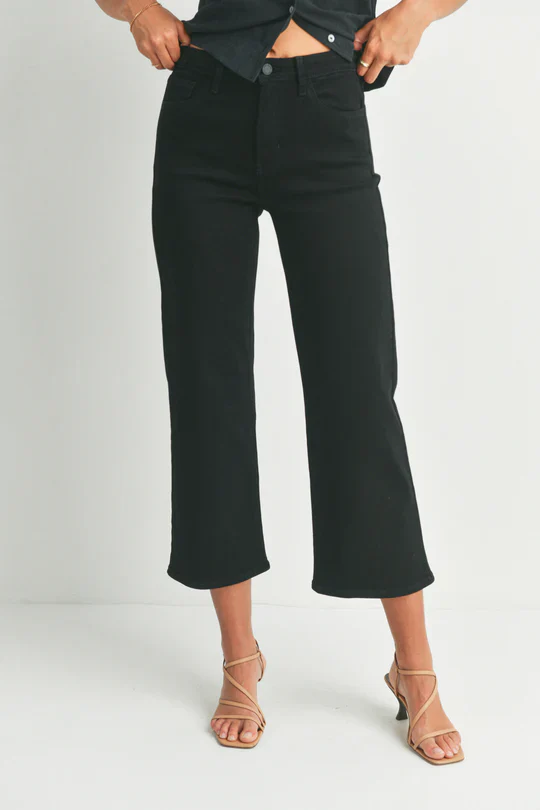 Just Black Slim Wide Leg Jeans - Image 16