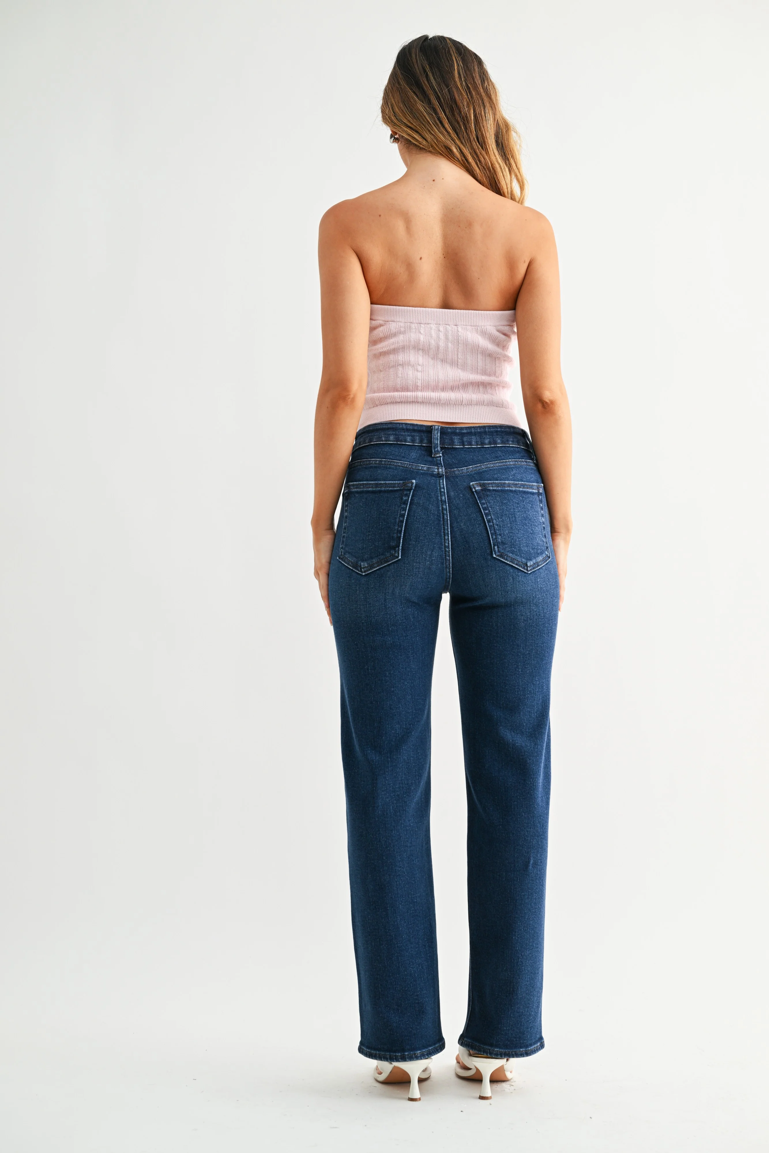 Just Black Denim Straight Leg Pant - Image 2