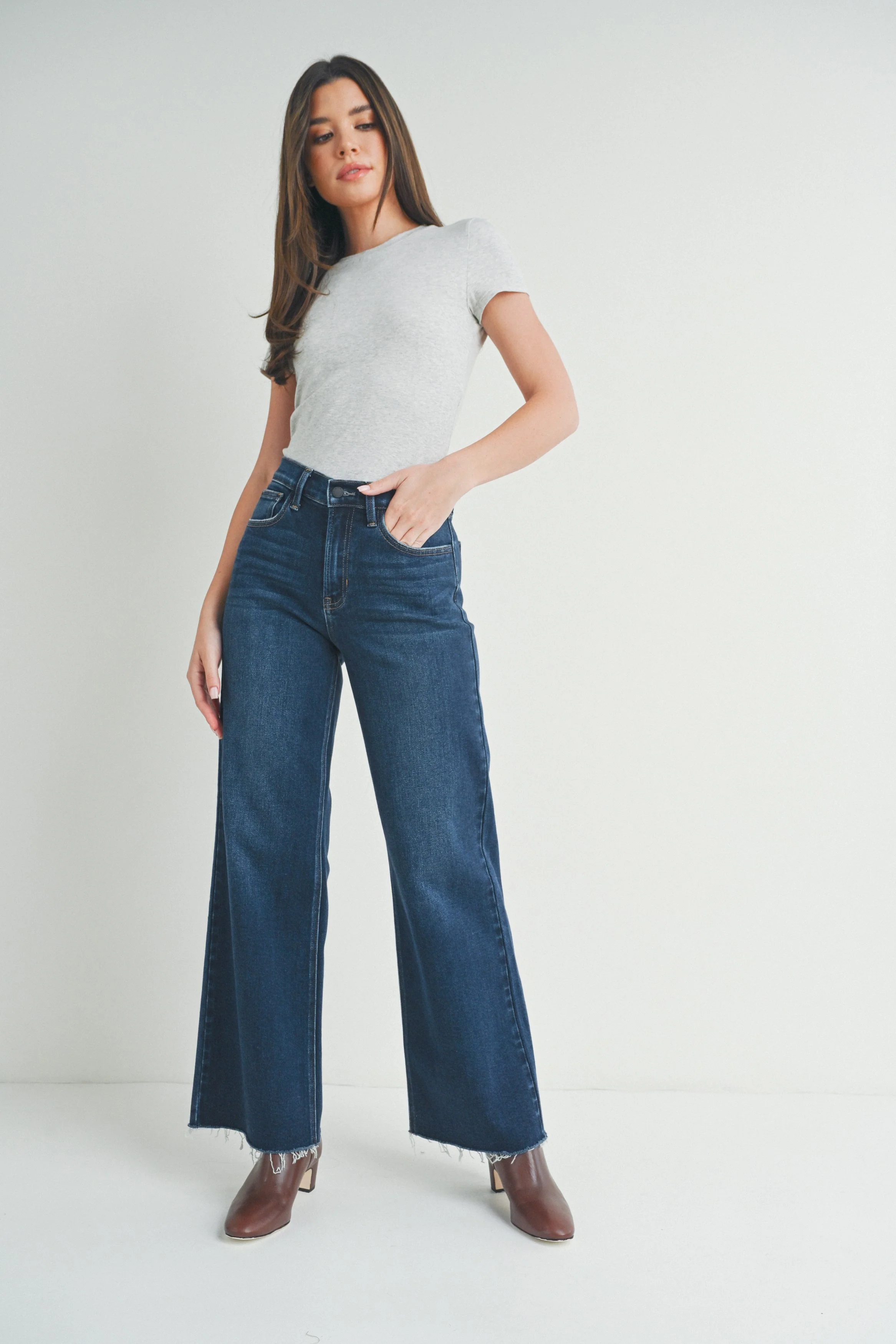 Just Black Denim Longer Length Jean - Image 2