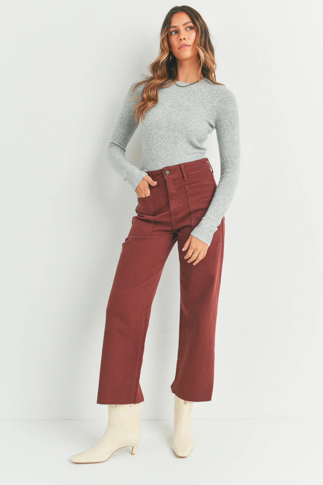 Just Black Nautical Wide Leg Jeans - Image 12