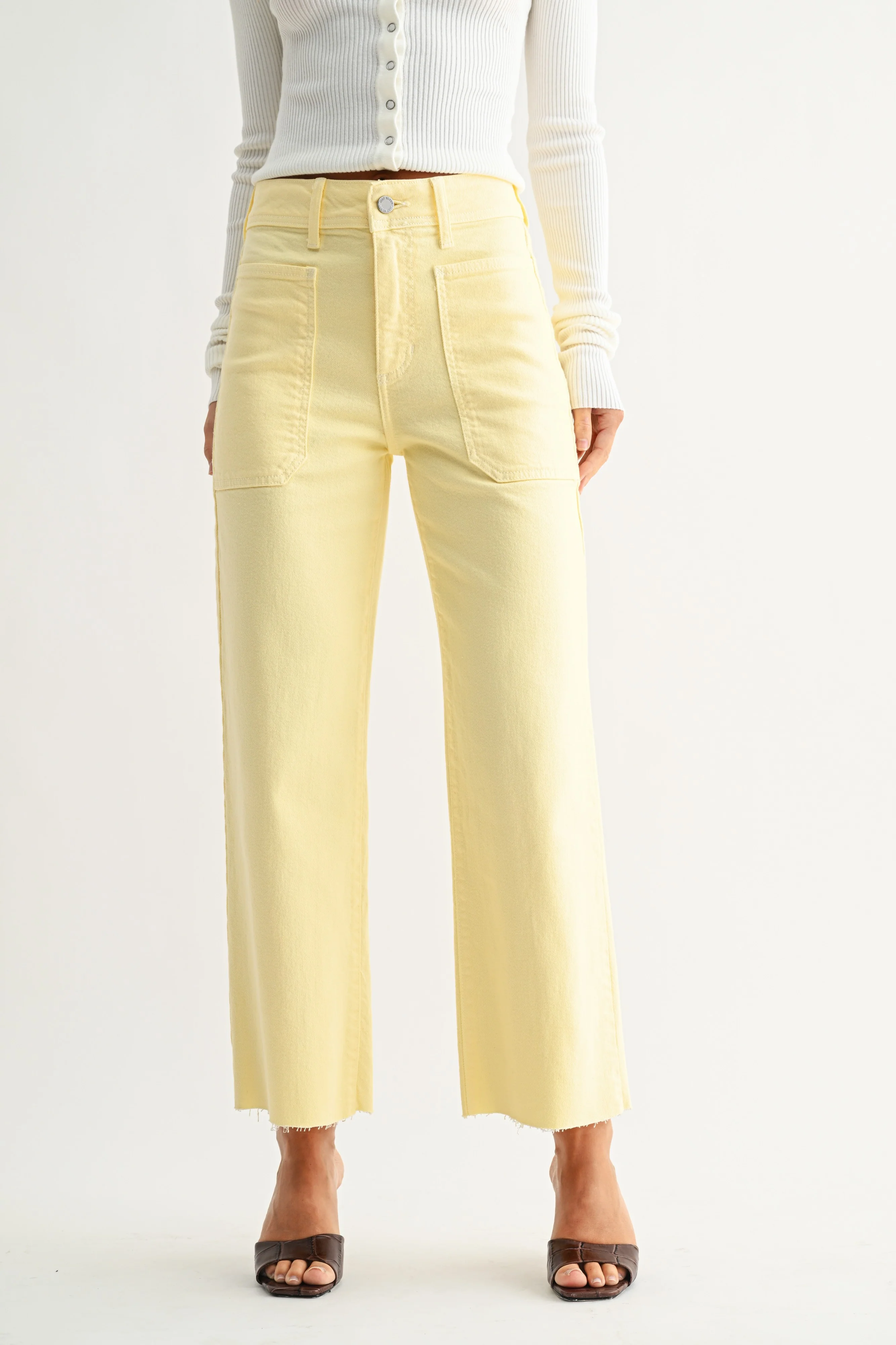 Just Black Nautical Wide Leg Jeans - Image 13