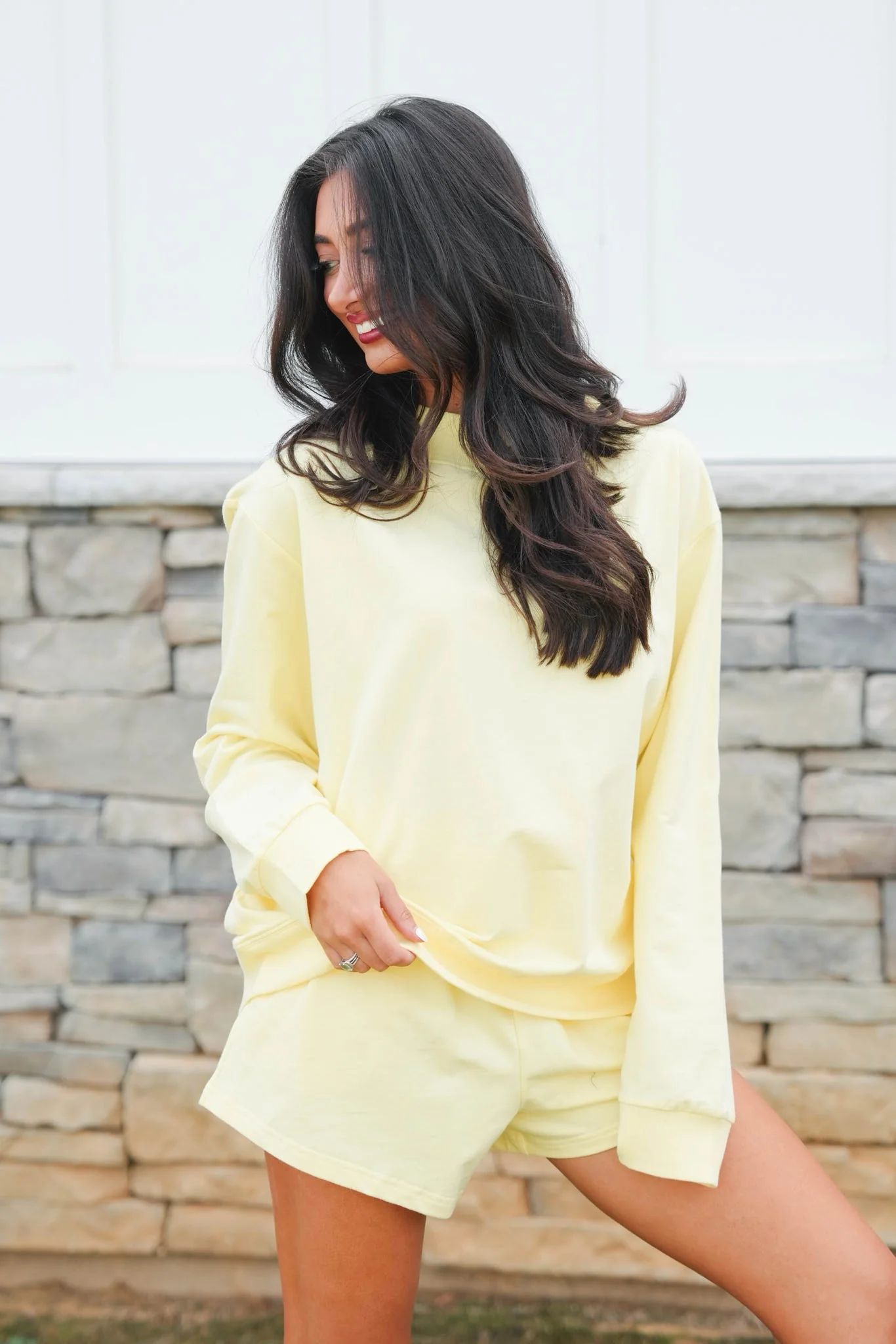Mockneck French Terry Pullover - Image 16