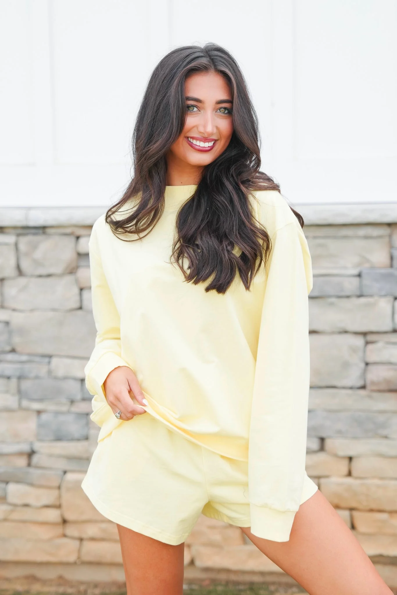 Mockneck French Terry Pullover - Image 17