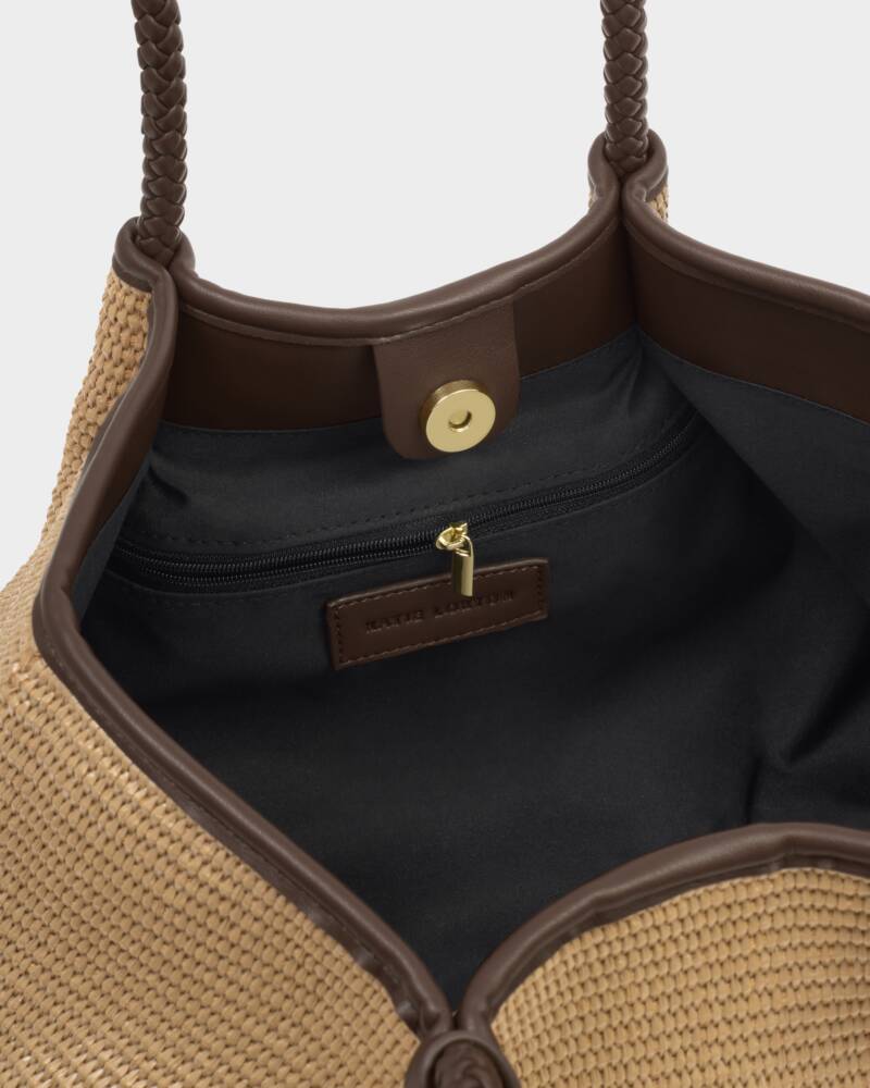 Katie Loxton Nova Raffia Small Shoulder Tote - Image 5