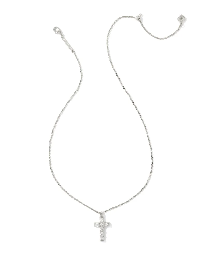 Kendra Scott Cross Crystal Pendant - Image 2