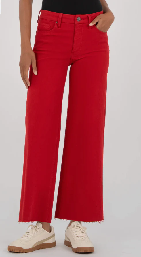 Kut High Rise Meg Wide Leg Jeans - Image 11