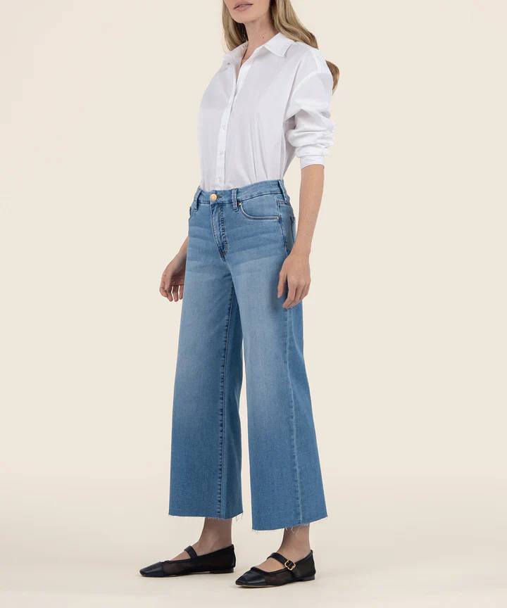 Kut High Rise Meg Wide Leg Jeans - Image 7