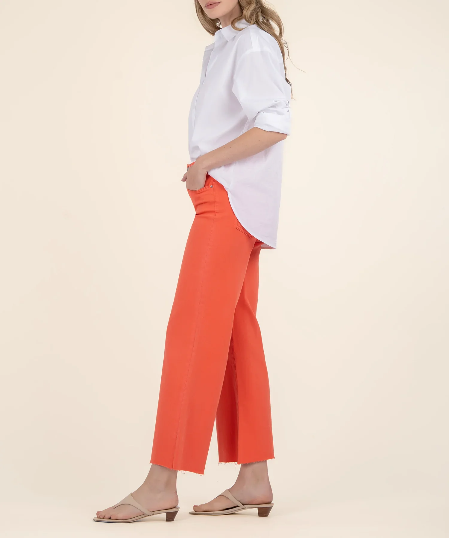 Kut High Rise Meg Wide Leg Jeans - Image 9