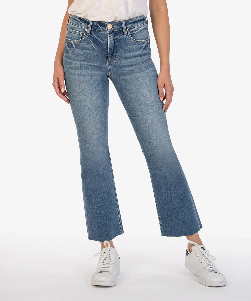 Kut Kelsey High Rise Ankle Flare Jean - Image 4