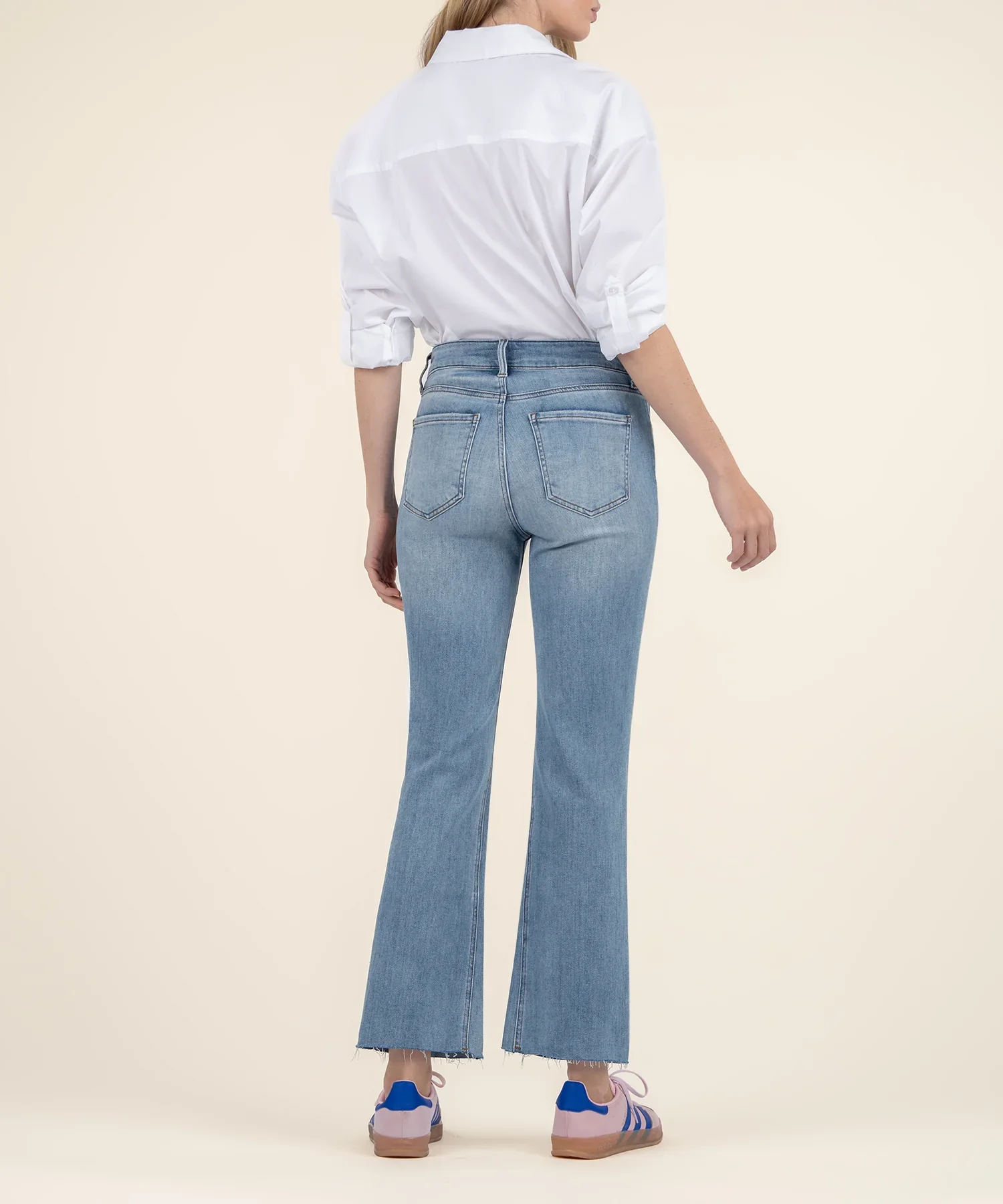 Kut Kelsey High Rise Ankle Flare Jean - Image 6
