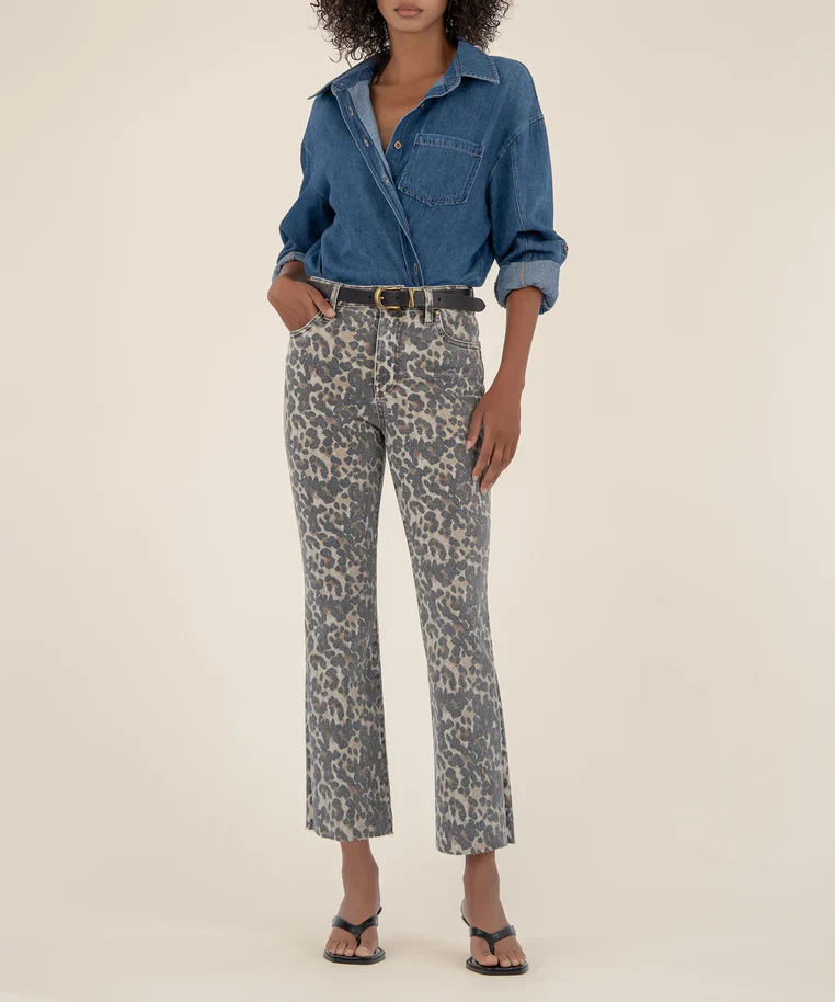 Kut Kelsey High Rise Ankle Flare Jean - Image 9