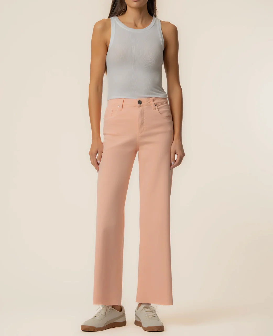 Kut Meg High Rise Fab AB Wide Leg Jean