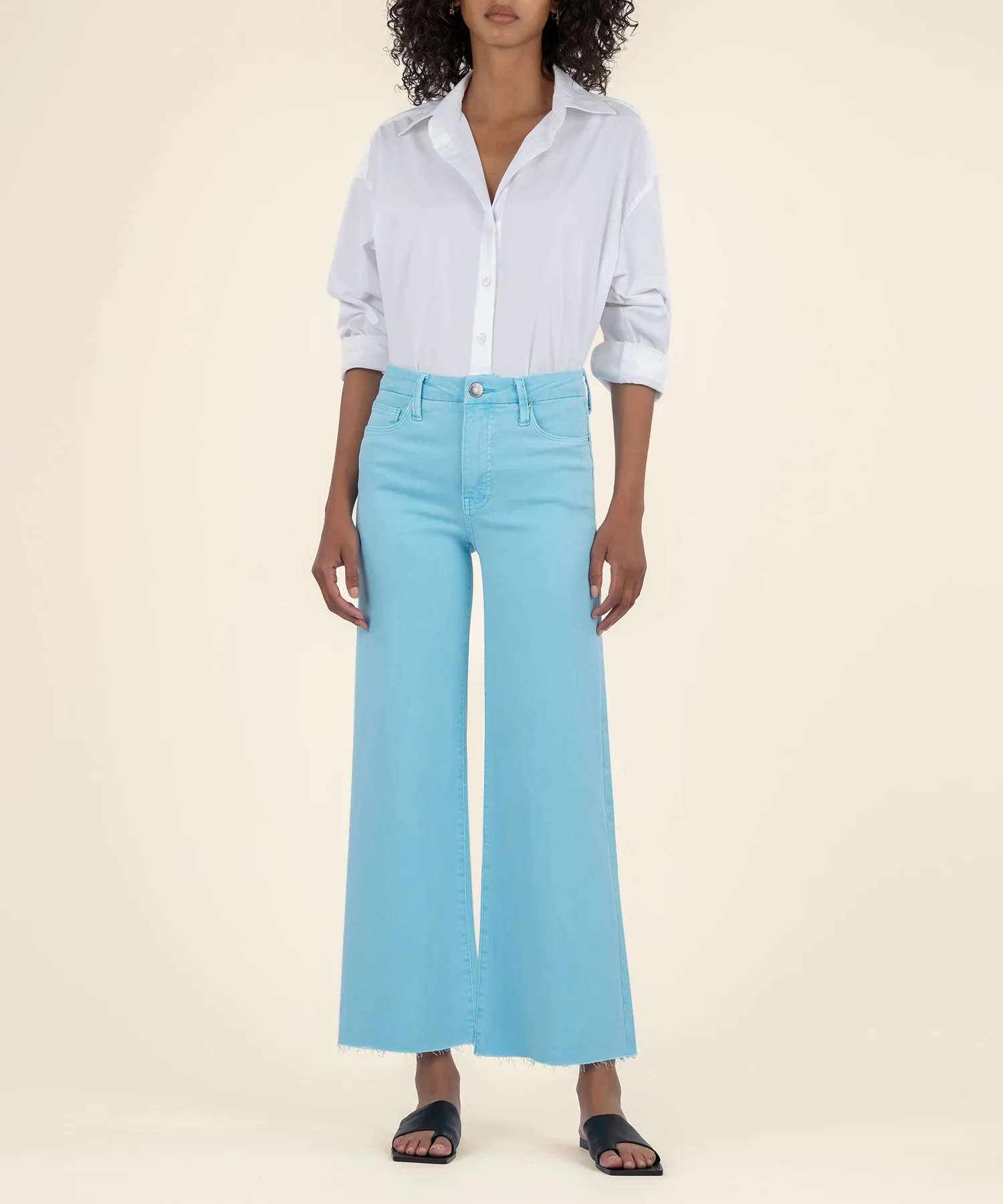 Kut Meg High Rise Fab AB Wide Leg Jean - Image 5