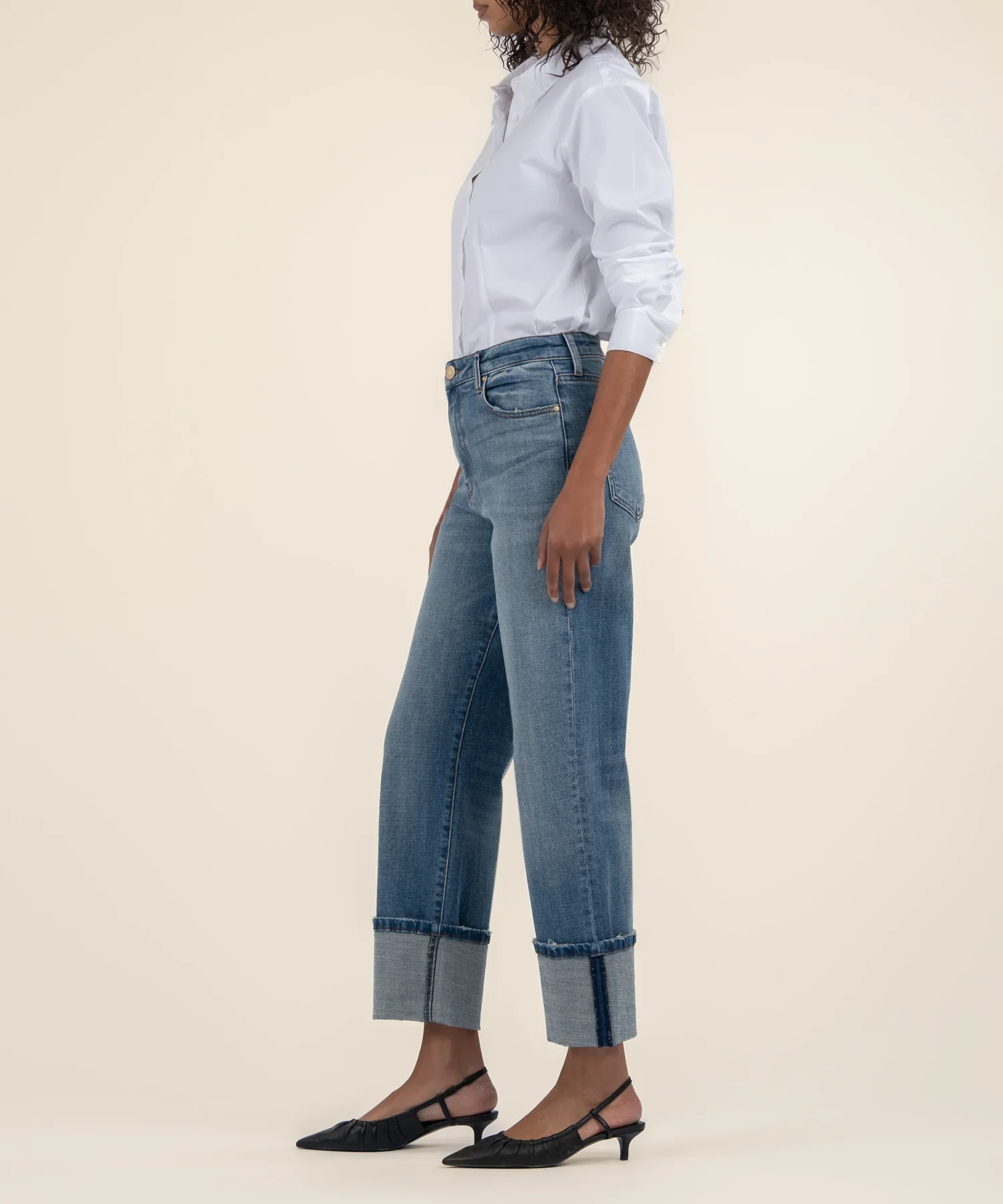 Kut Sienna High Rise Wide Leg Jeans - Image 3