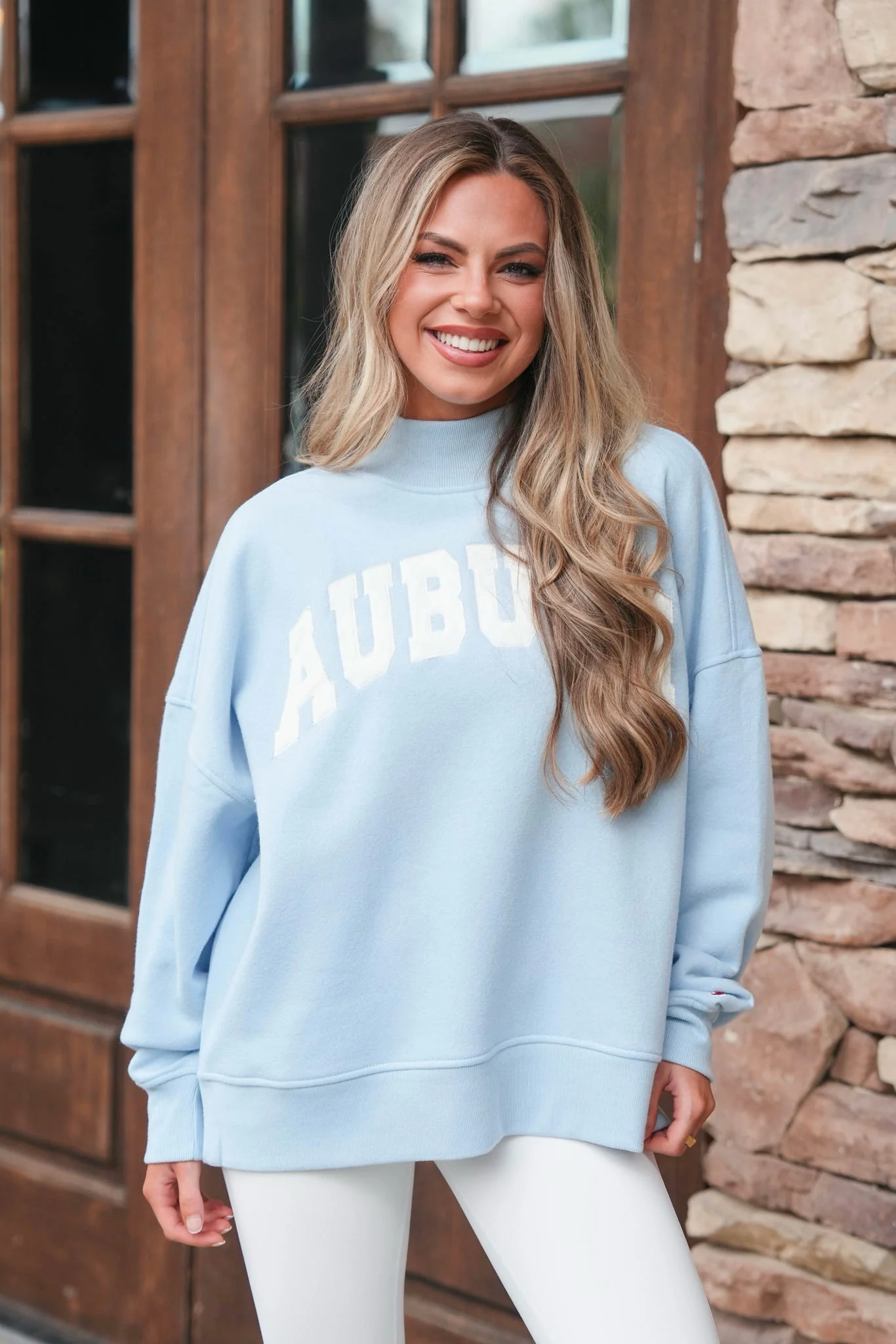Auburn Mockneck Sweatshirt - Image 2