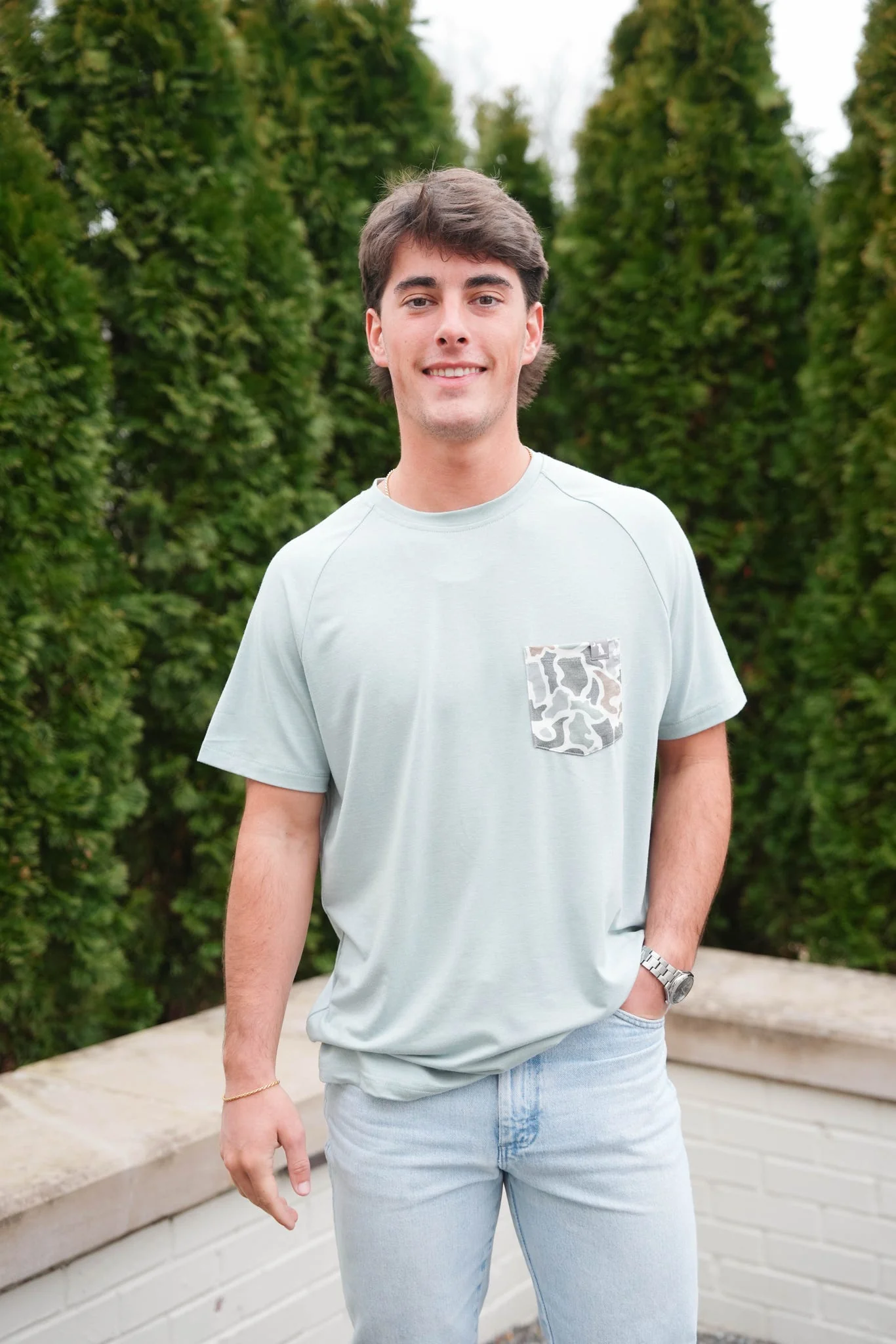 Local Boy Heather Blend Crew Shirt - Image 4