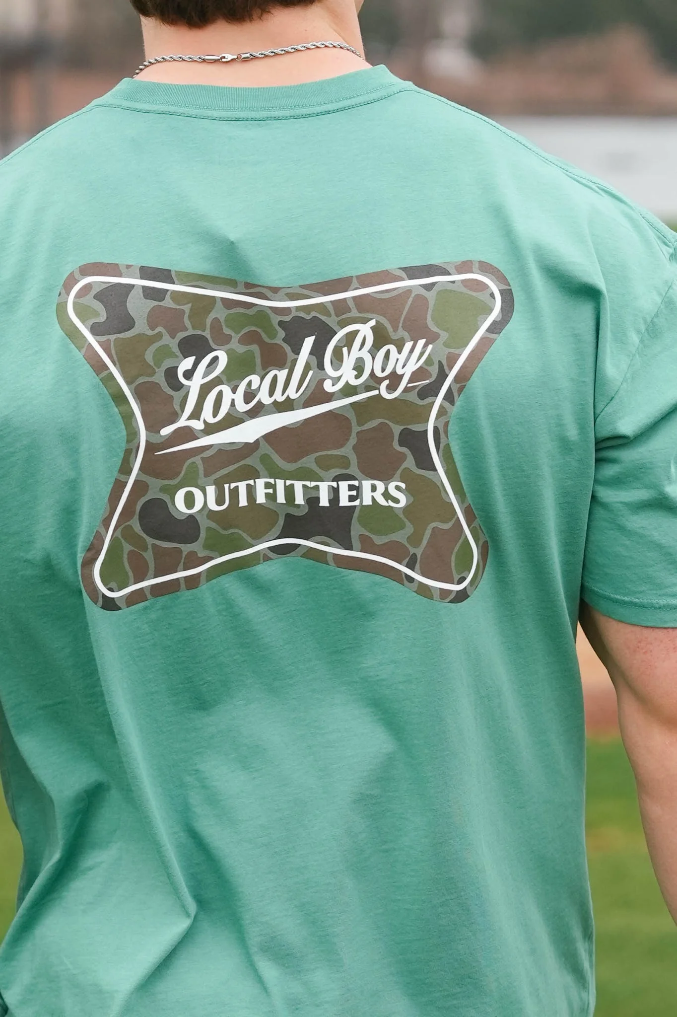Local Boy High Badge OD Tee - Image 3