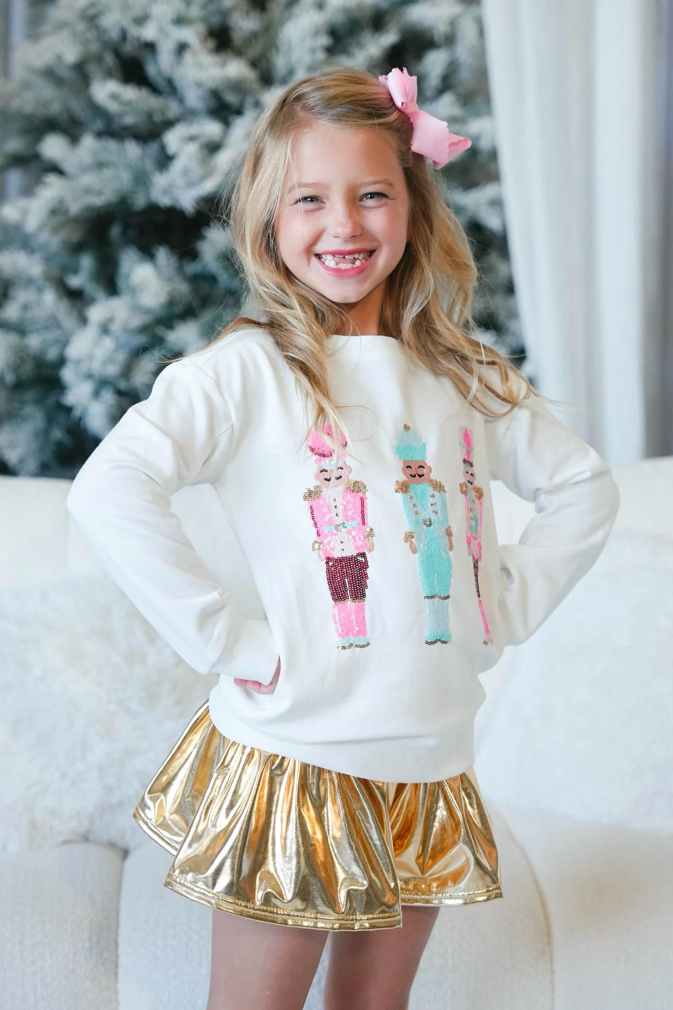 Girls' Mary Square Nutcracker Sweatshirt - Image 2