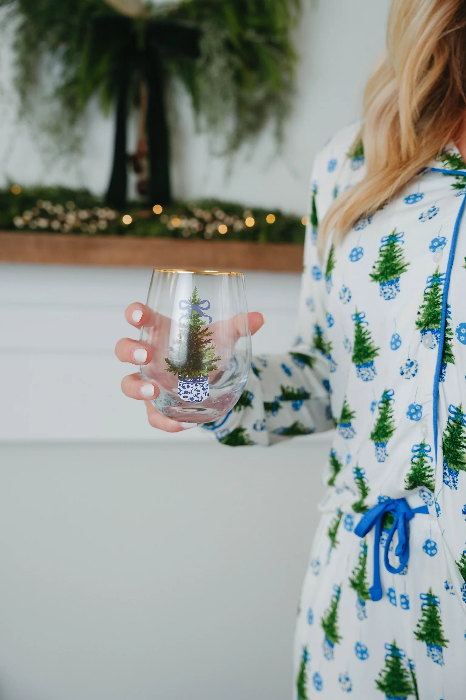 Mary Square Stemless Wine Glass - Image 2