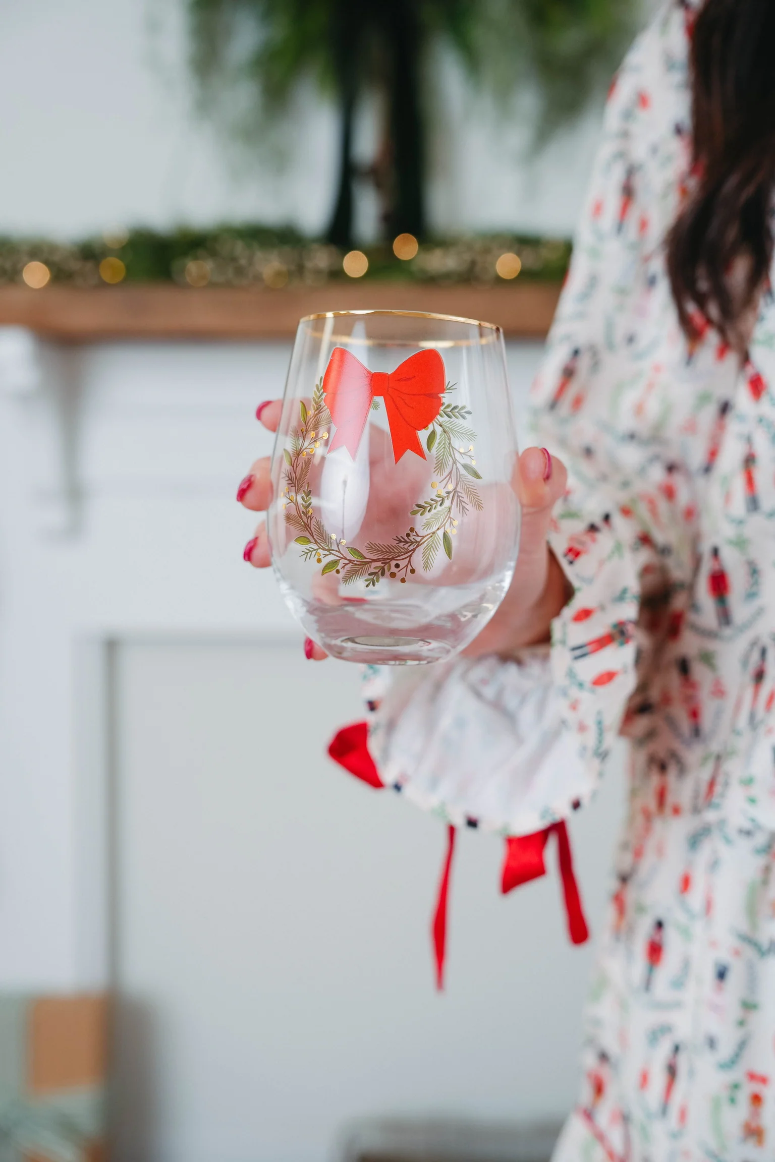 Mary Square Stemless Wine Glass - Image 3