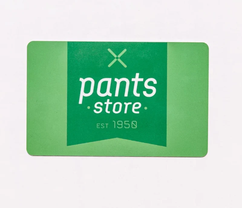 Pants Store Gift Card In Store Use