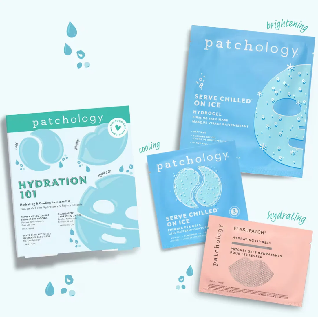 Patchology Hydration 101 Skincare Kit