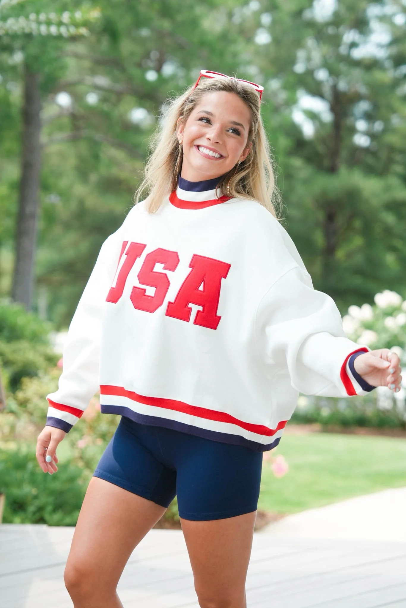 USA Mockneck Sweatshirt - Image 8