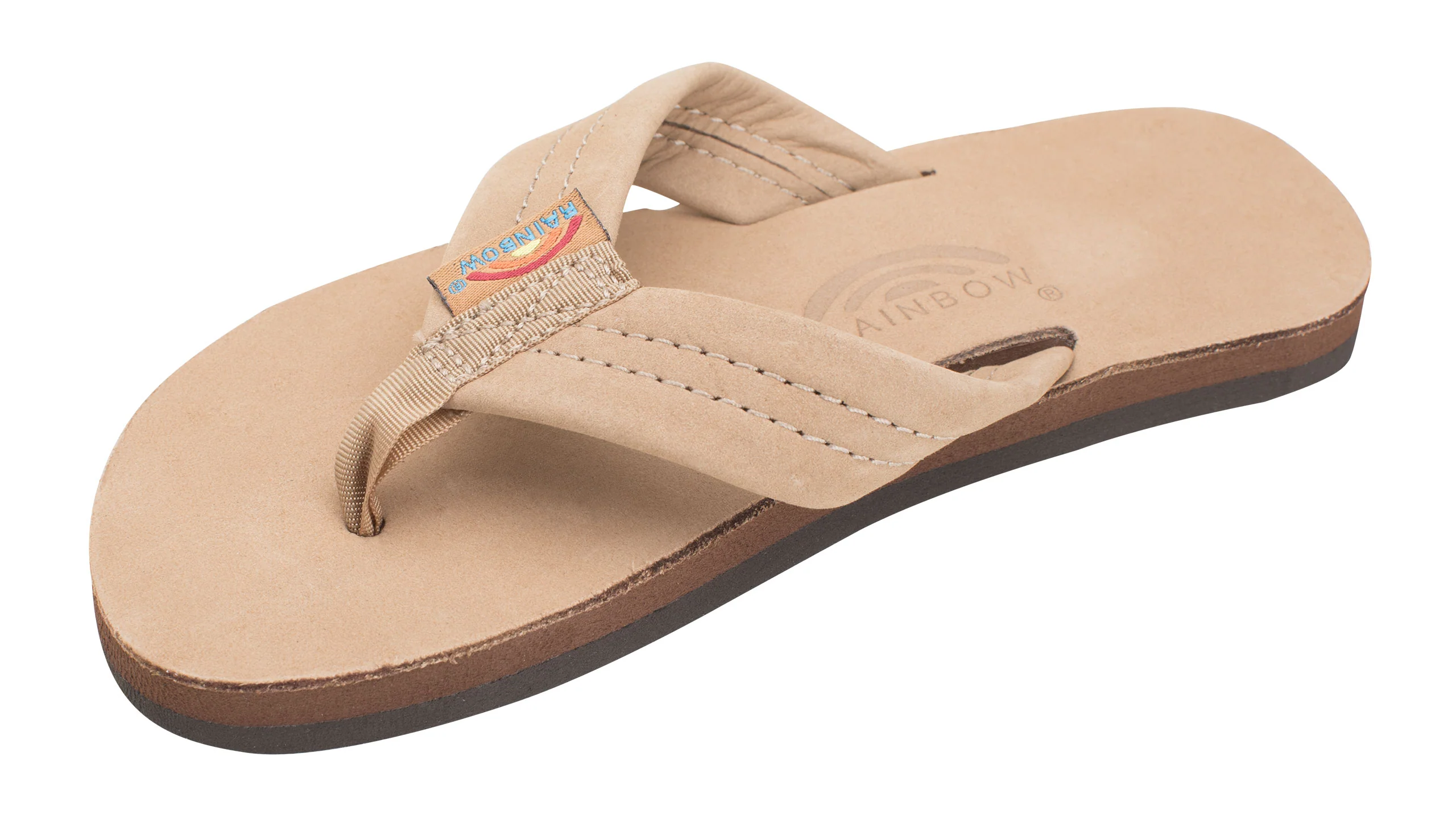 Youth Rainbow Single Layer Thick Strap Sandal - Image 2