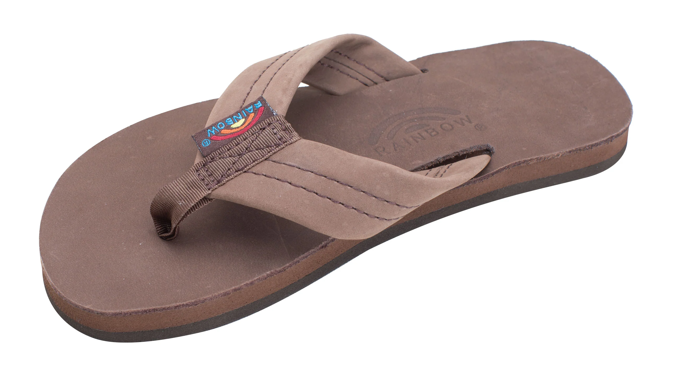 Youth Rainbow Single Layer Thick Strap Sandal - Image 3