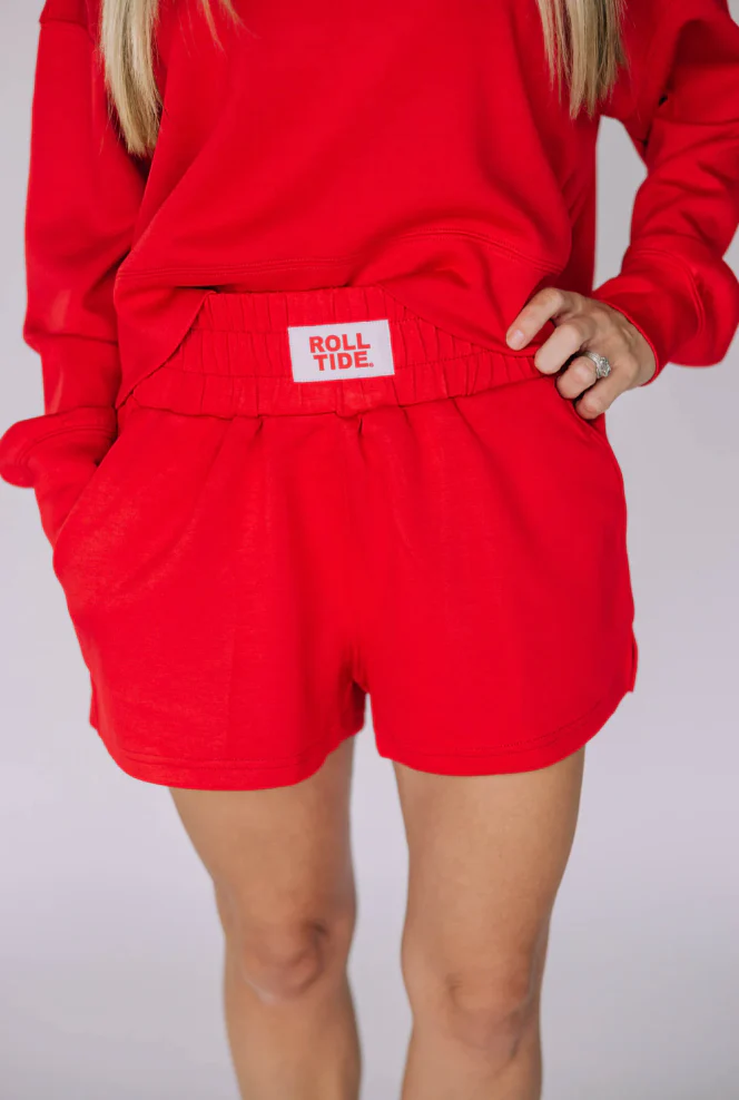 Scarlet & Gold Roll Tide Ava Airy Short - Image 4