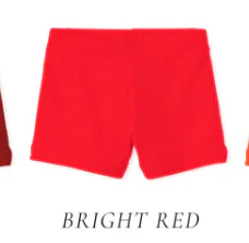 Girls' Scarlet & Gold Cartwheel Shorts - Image 6