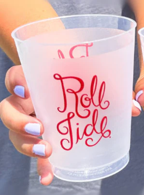 Scarlet & Gold Frosted Cups 6pk - Image 5