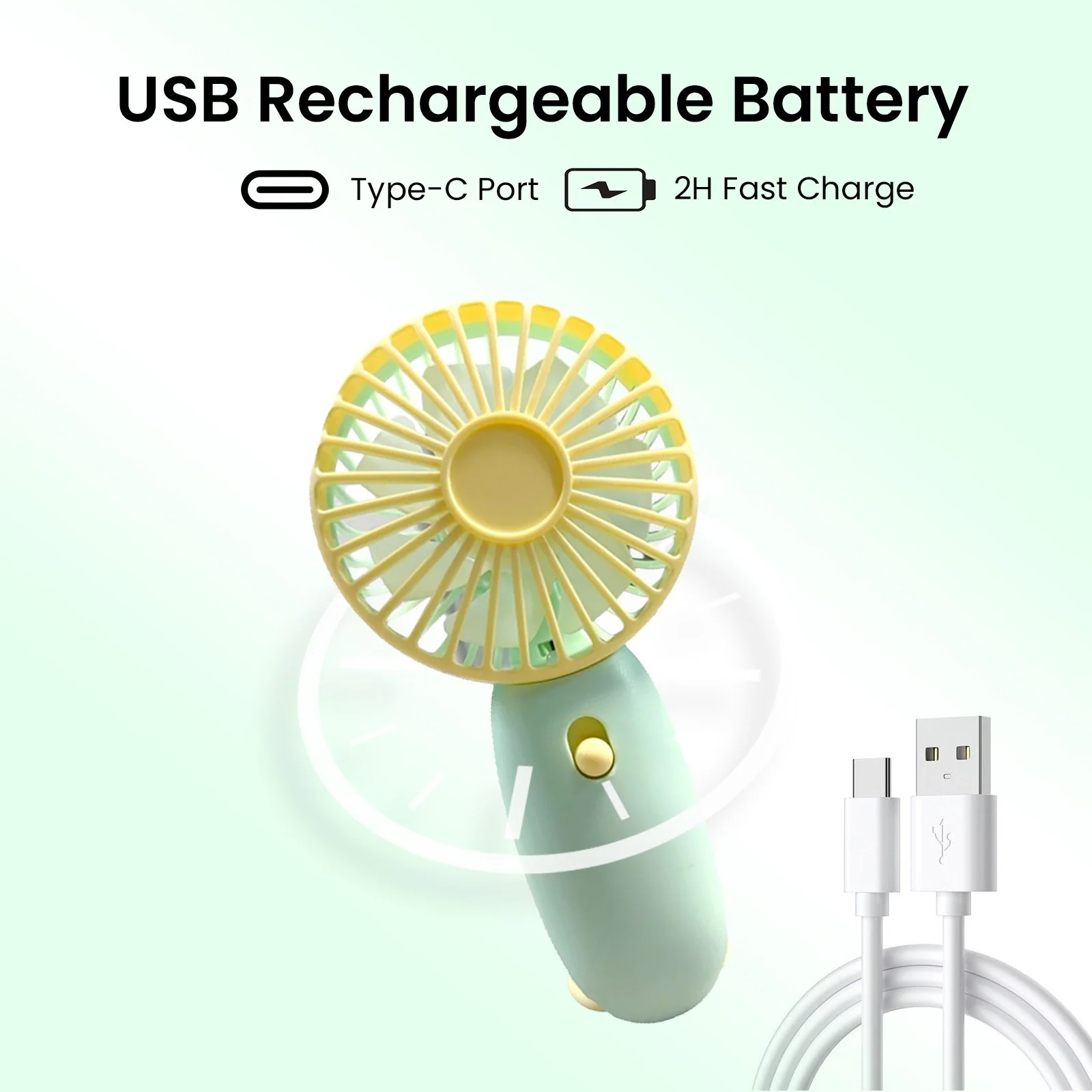 Mini Handheld Fan - Image 2
