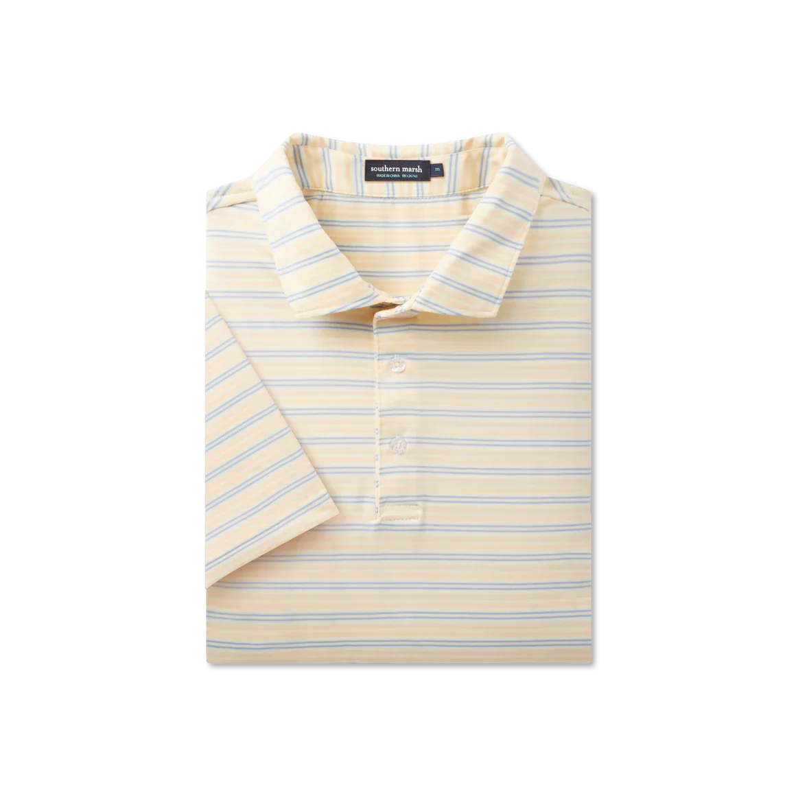 Southern Marsh Bermuda Performance Polo Grayton Stripe - Image 7