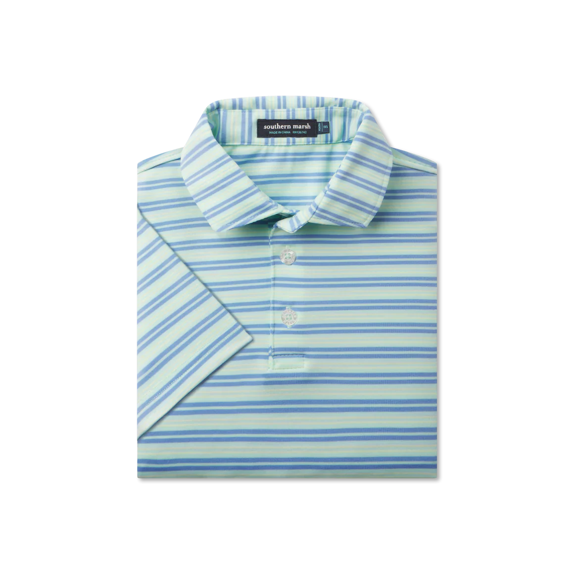 Boys' Southern Marsh Bermuda Performance Polo Grayton - Image 2