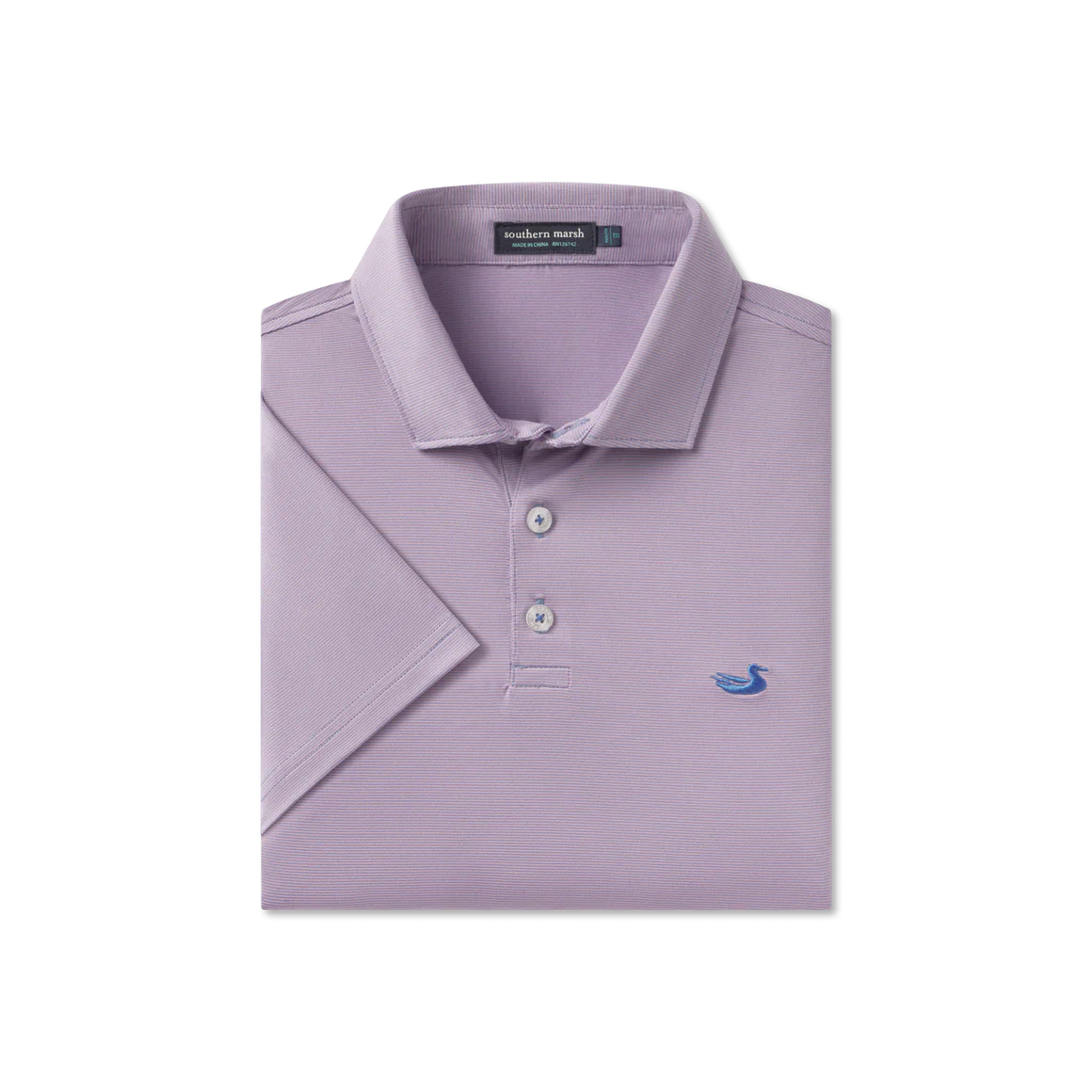 Boys' Southern Marsh Bermuda Performance Polo - Wellington - Image 2
