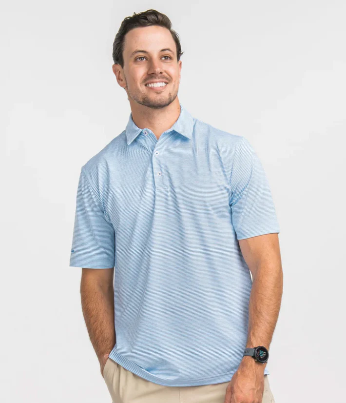 Southern Shirt Heather Madison Stripe Polo - Image 15