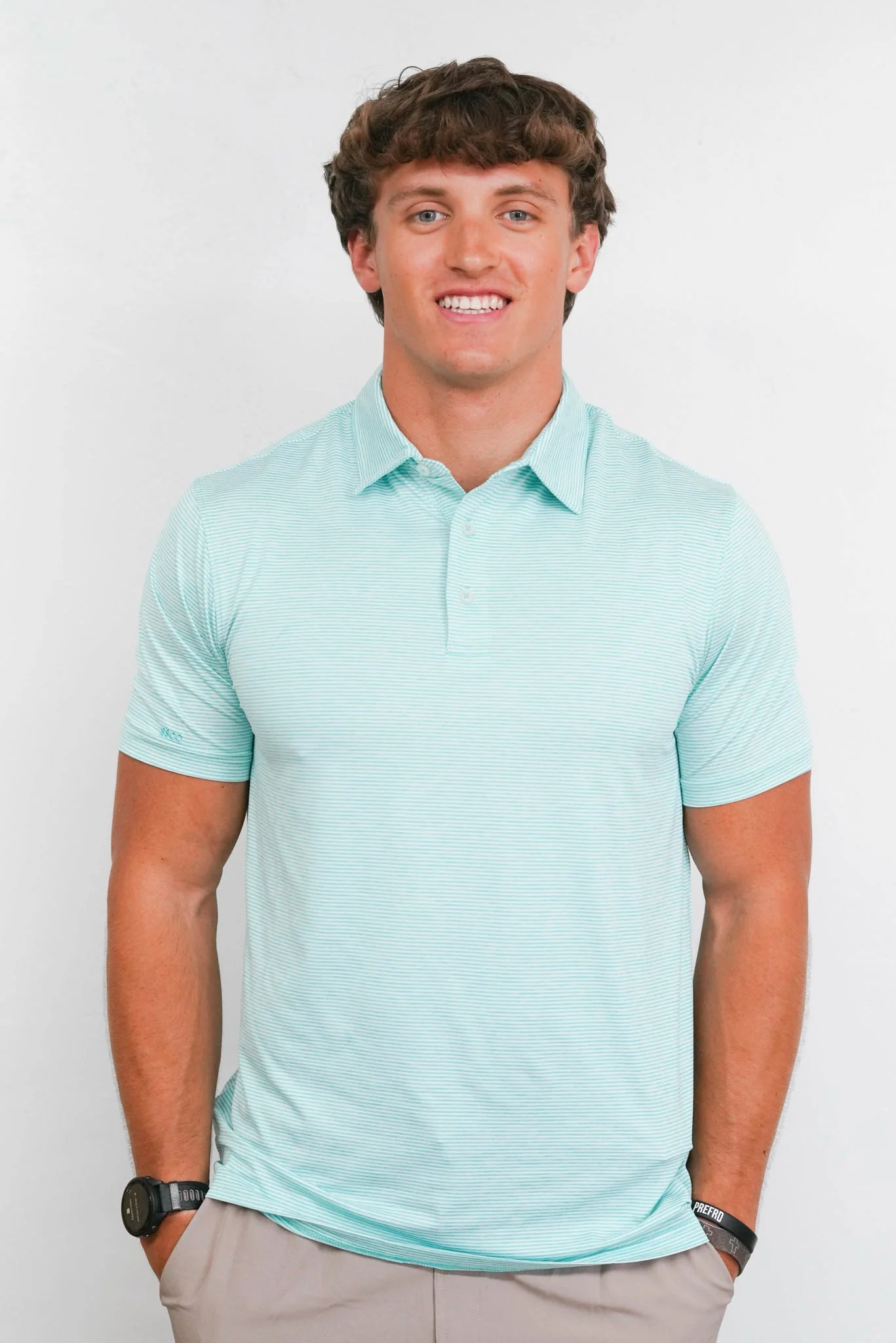 Southern Shirt Heather Madison Stripe Polo - Image 7