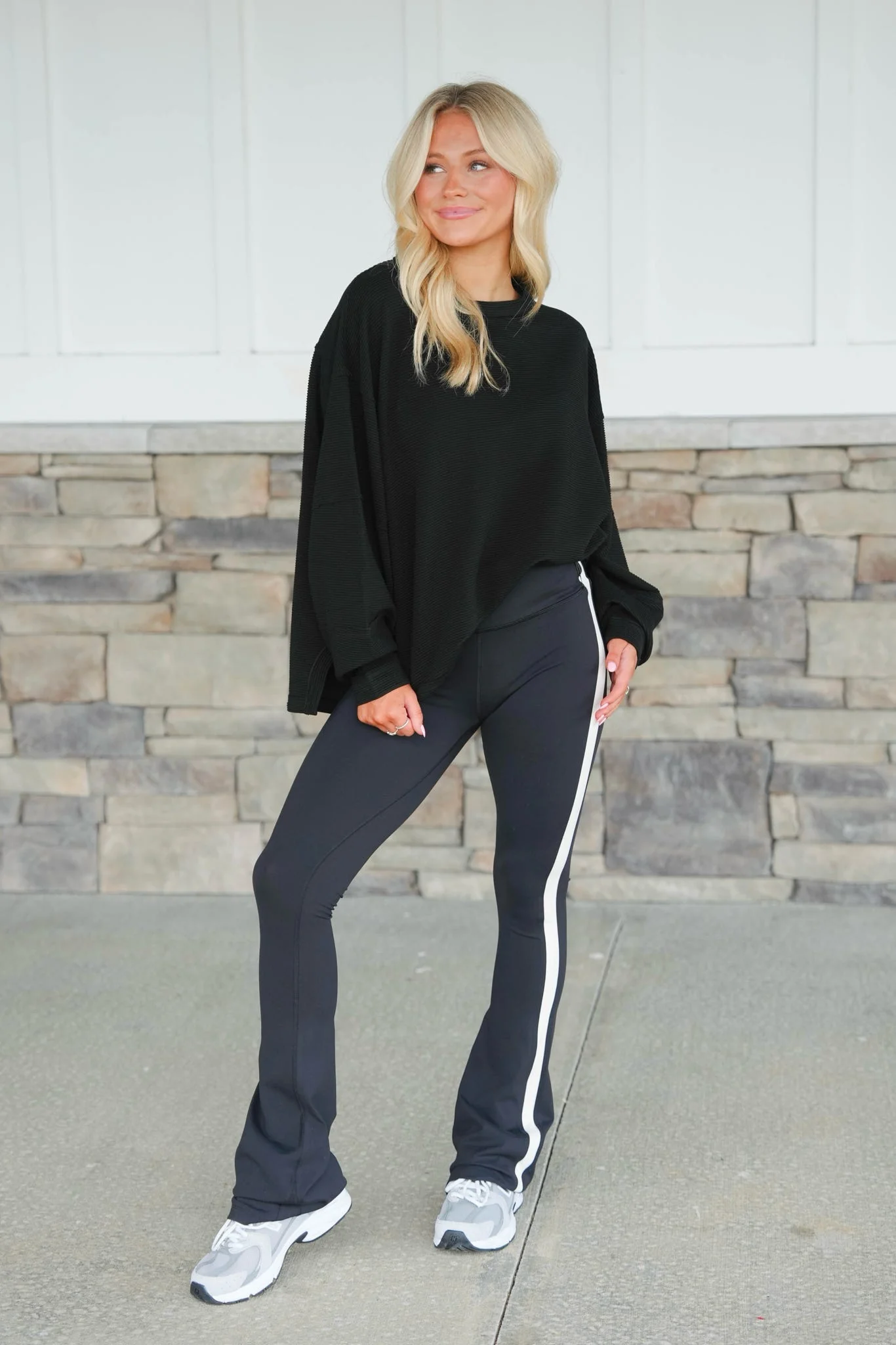 Splits59 Raquel Flare Stripe 32" Pants - Image 4