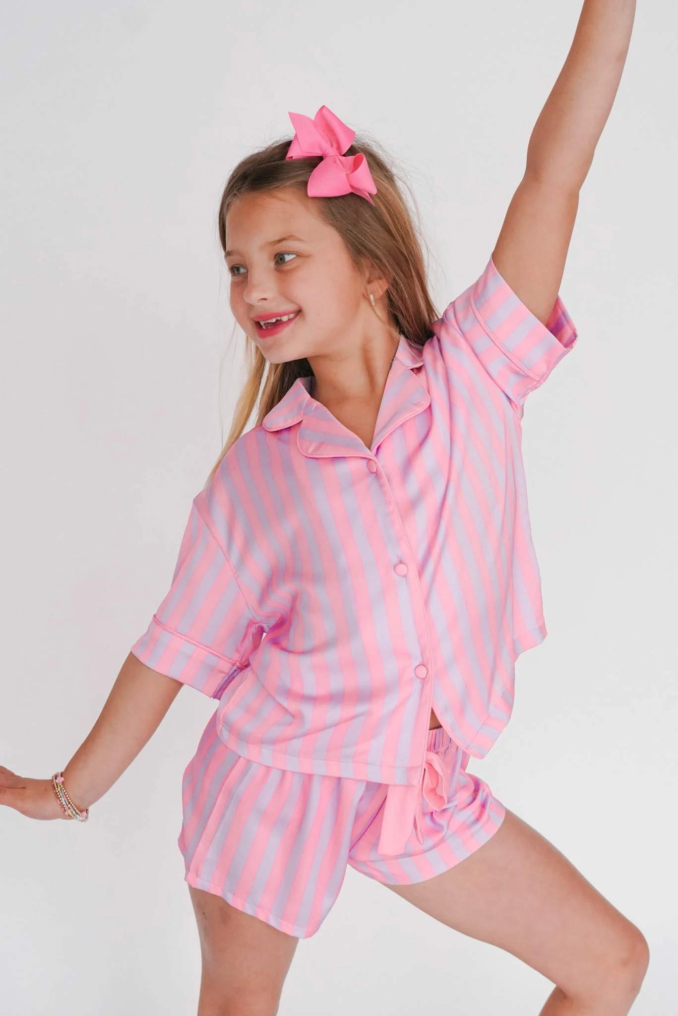 Girls' Sunshine Society Silky PJ Top - Image 5