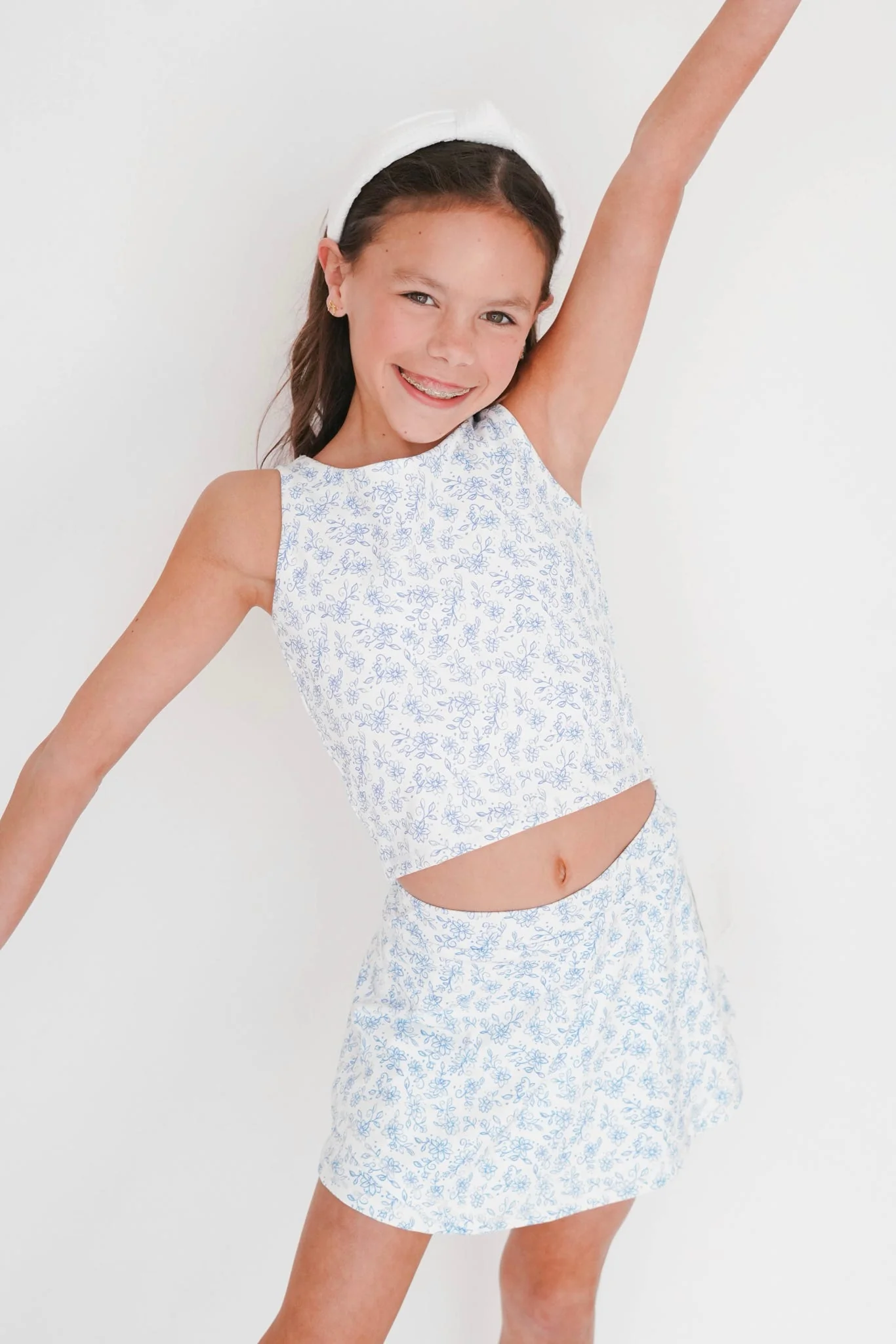 Girls' Swoon Floral Skort - Image 2
