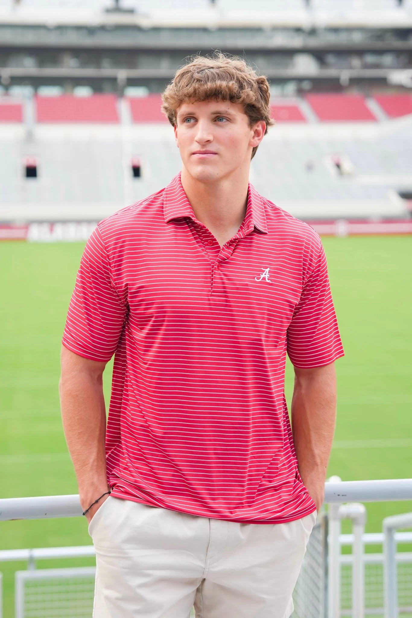 Taylor & Mick 1018 Bama Script Polo - Image 6