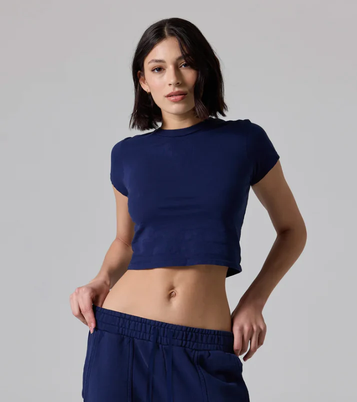 Talentless Women's Stretch Jersey Baby Tee - Image 5
