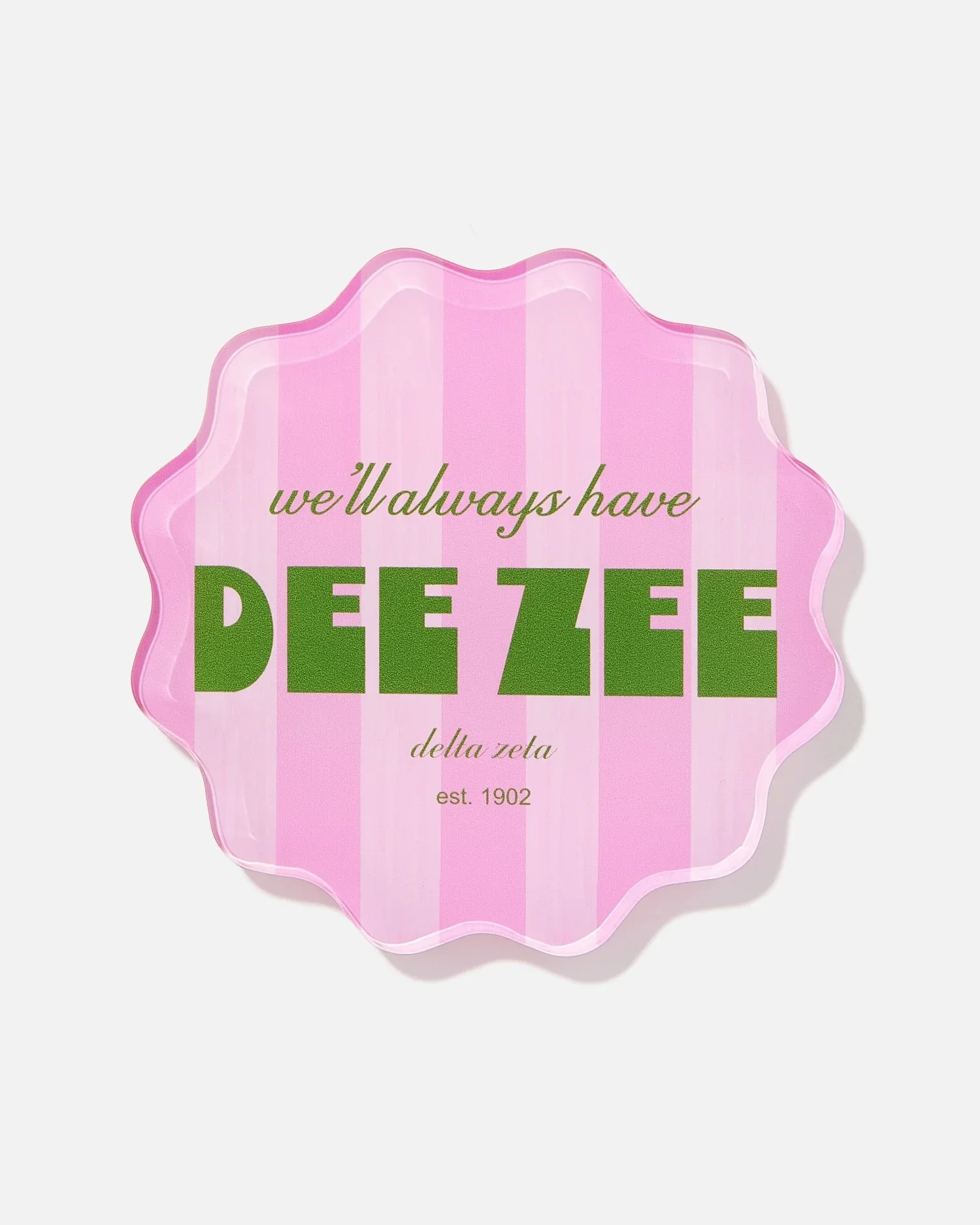 Tart By Taylor Scalloped Sorority Coaster - Image 10