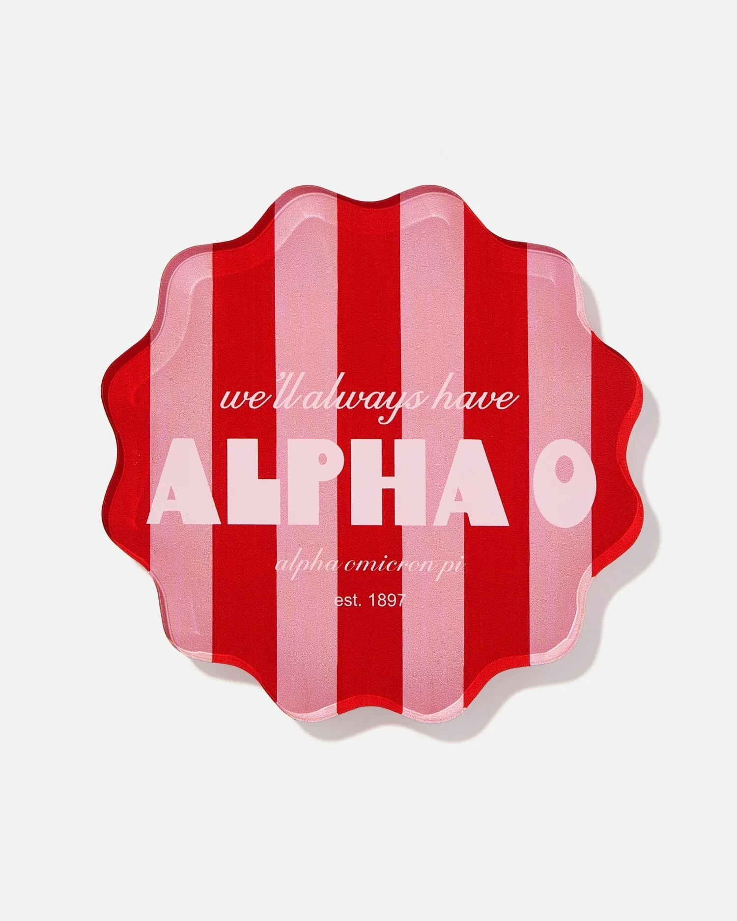 Tart By Taylor Scalloped Sorority Coaster - Image 3