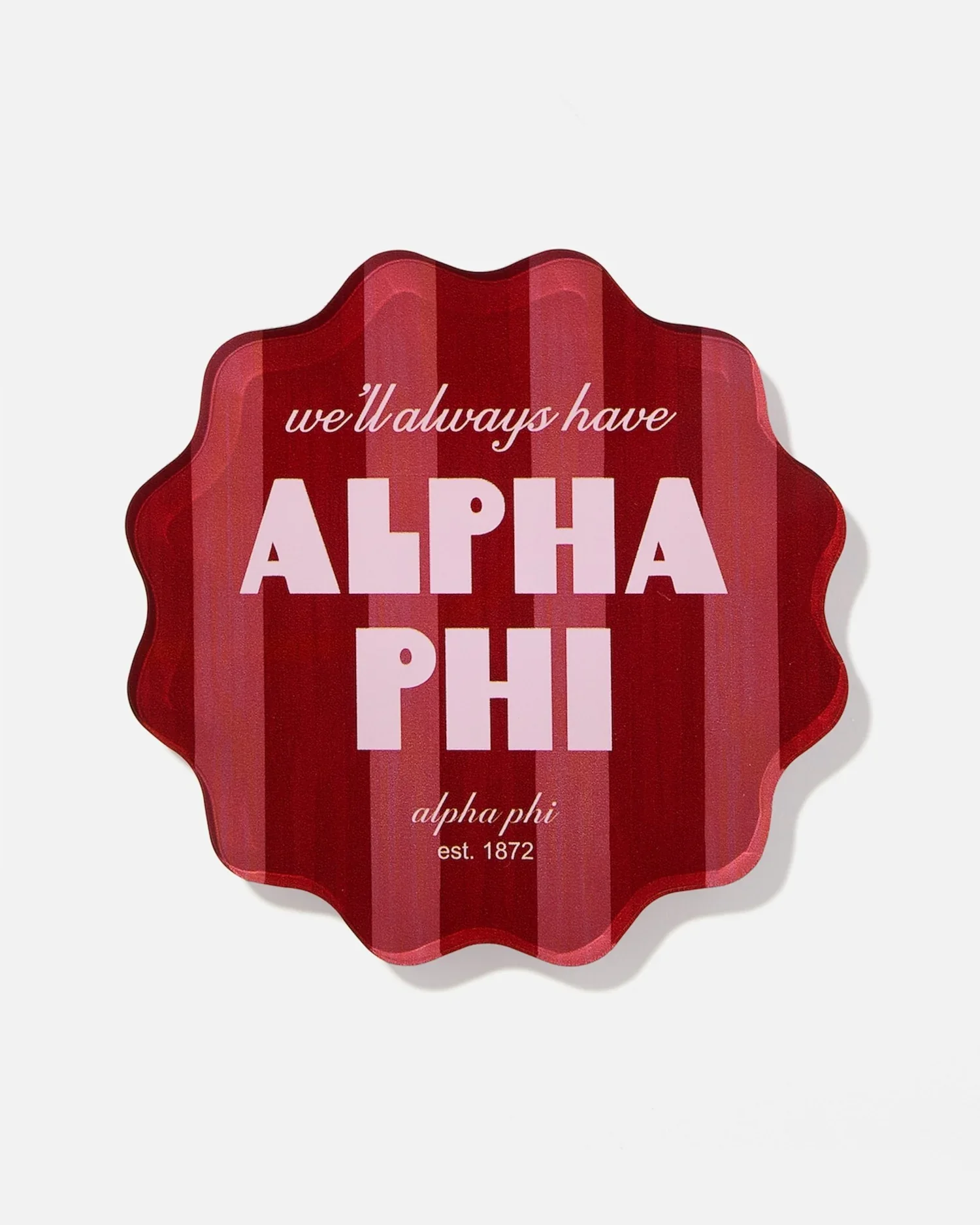 Tart By Taylor Scalloped Sorority Coaster - Image 4
