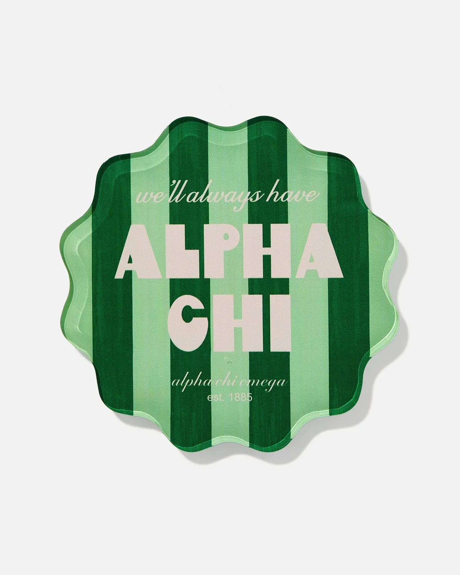 Tart By Taylor Scalloped Sorority Coaster - Image 5