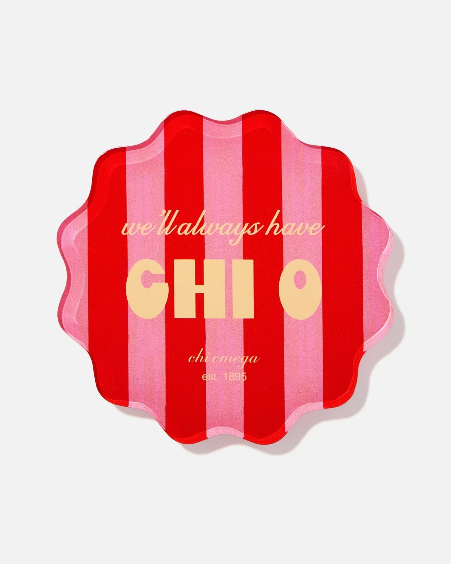 Tart By Taylor Scalloped Sorority Coaster - Image 7