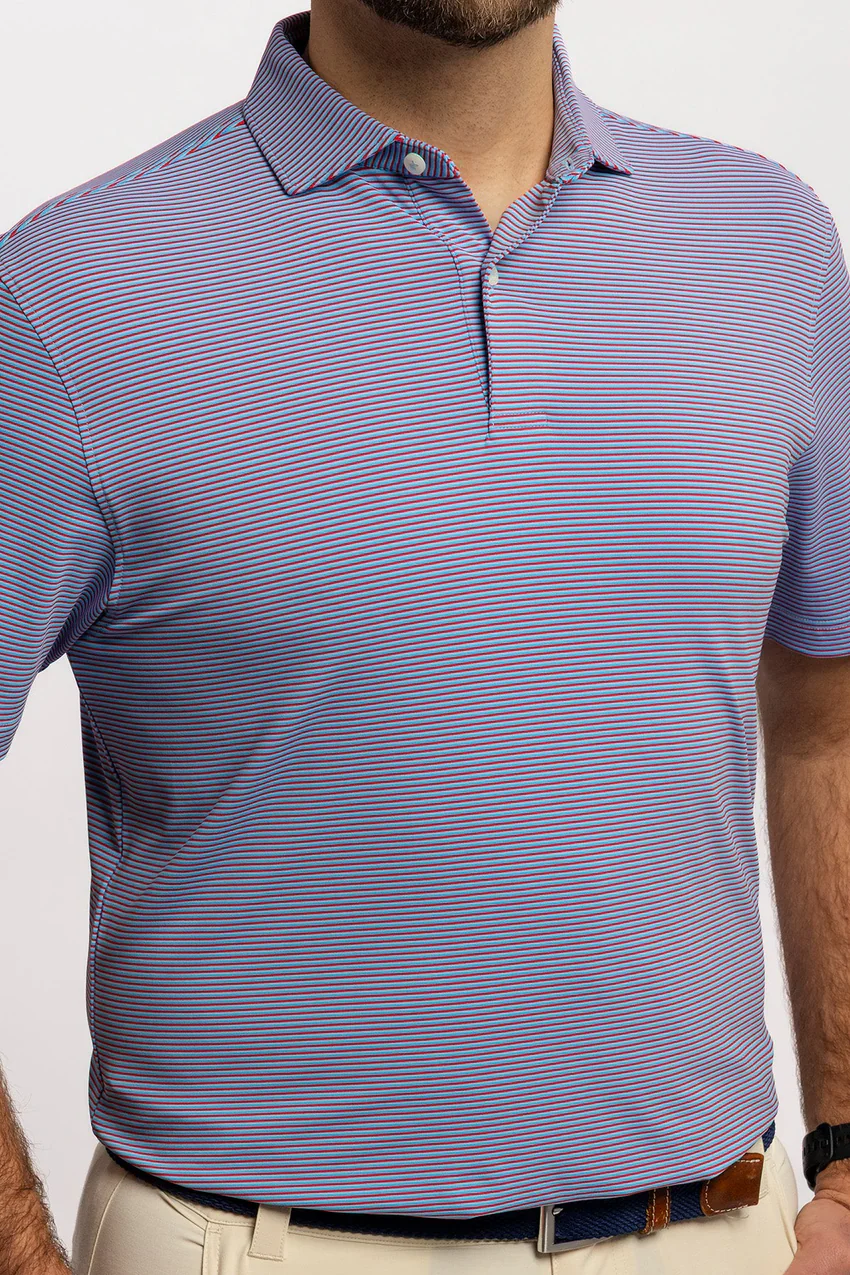 Turtleson Conor Stripe 2 Button Polo - Image 3