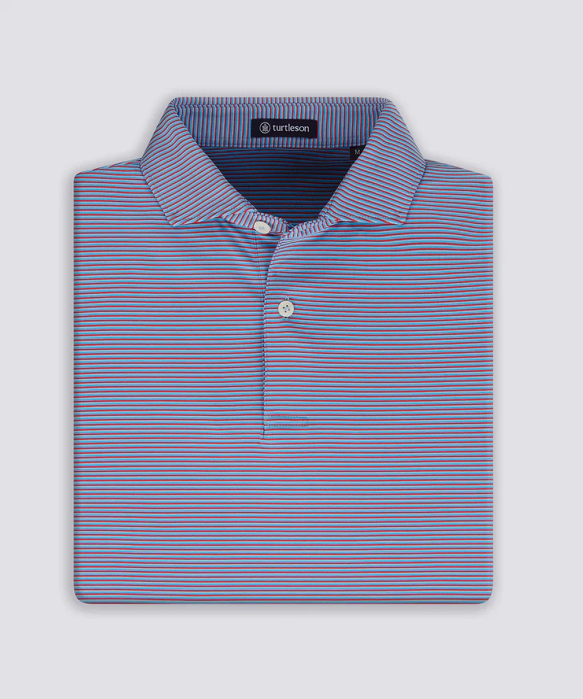 Turtleson Conor Stripe 2 Button Polo - Image 4